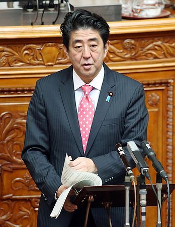 安倍指名批中國破壞日本和平環(huán)境原文配圖