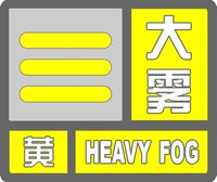 河南省南陽市發(fā)布大霧黃色預警