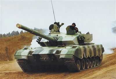 陸軍99改主戰(zhàn)坦克。